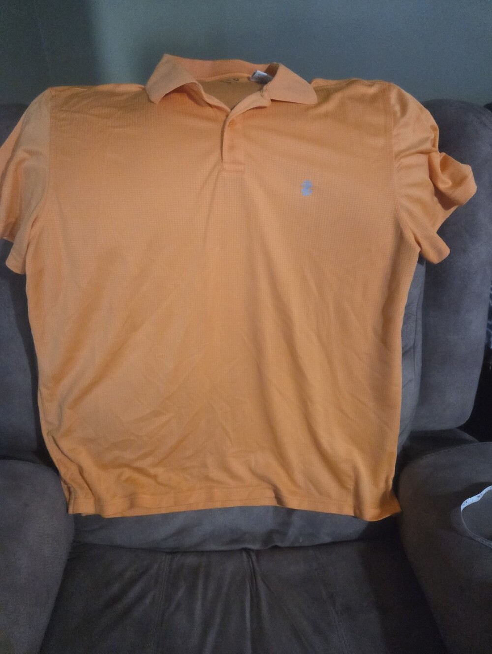 IZOD Golf Polo Shirt Adult XL Orange Short Sleeve Casual Mens